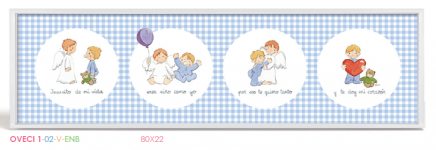 Oracion Angel de la Guarda_ circulos_ greca azul